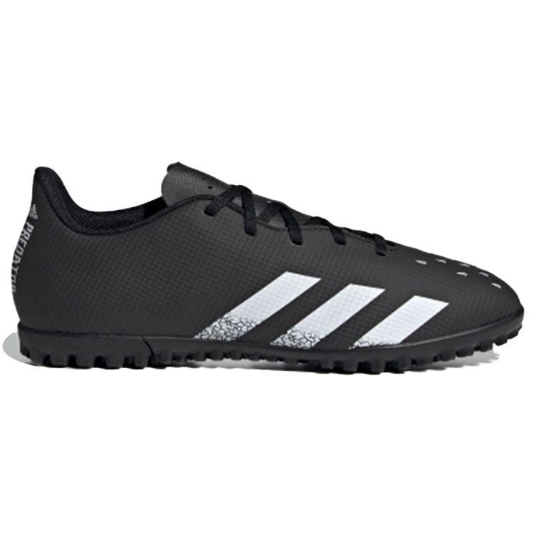 Adidas Predator Freak .4 Round Toe Lace-Up TF (Rubber Studs) Non-Slip Soccer Shoes Men Soccer Shoes Black White FY1046