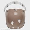 Japanese Three-Button Bubble Lens Motorcycle Helmet