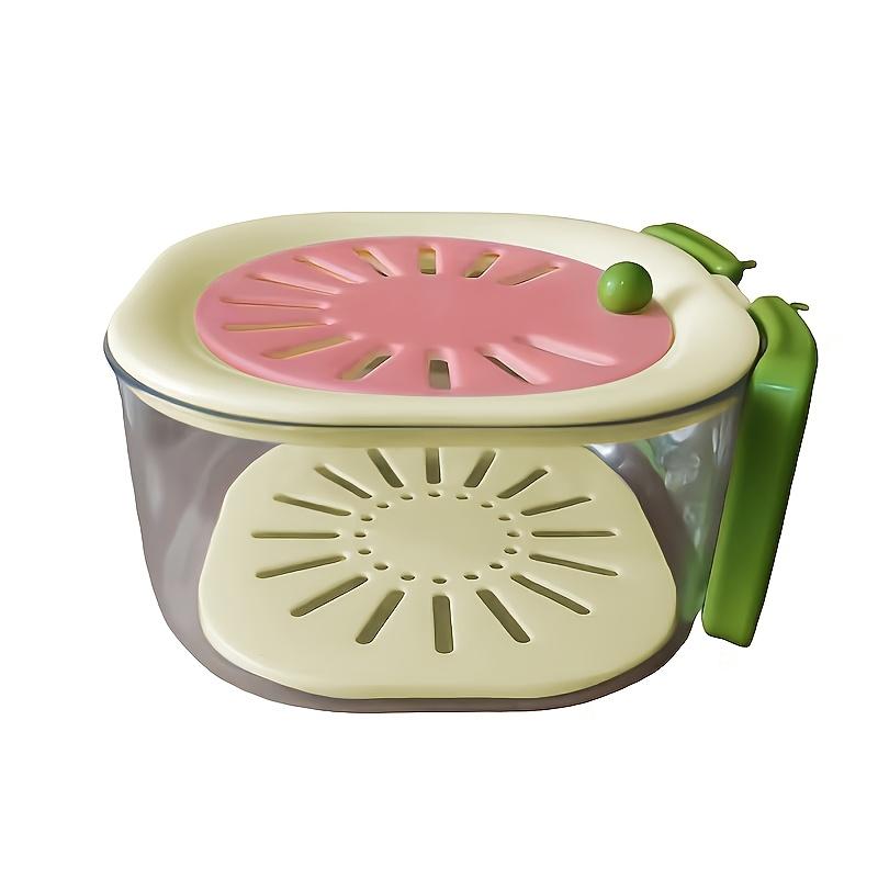 Foldable Double-layer Draining Basket, Multifunctional for Washing Fruits Veggies, Fridge Storage, Camping & Picnic