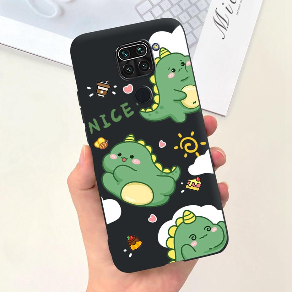 For Xiaomi Redmi Note 9 9s 9 Pro Max Cute Animals Cartoon Phone Case For Redmi Note9 9s 9Pro Candy Color Soft Silicon Back Cover