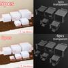 5pcs/6pcs acrylic white/transparent cake display rack suitable for business birthday banquets, weddingsholiday decoration racks
