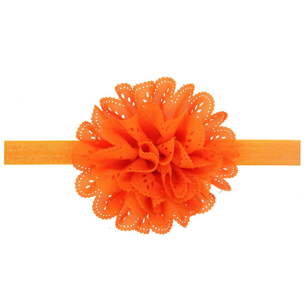 Kids Baby Headwear Hollow Lace Flower Headband Elastic Hair Band Accessories