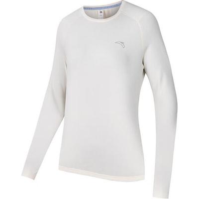 Running Series Fitness Knitted Raglan Long Sleeve T-Shirt Women Tops Vanilla Cream 962435403-1