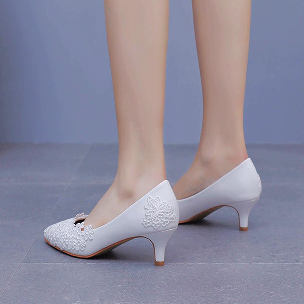 Scarpe Taglia Larga 43 Scarpe Décolleté da Donna Tacco Medio Nude Sexy Tacchi Alti Scarpe da Matrimonio Donna Ufficio Lavoro Scarpe Décolleté Bianche Scarpe da Festa