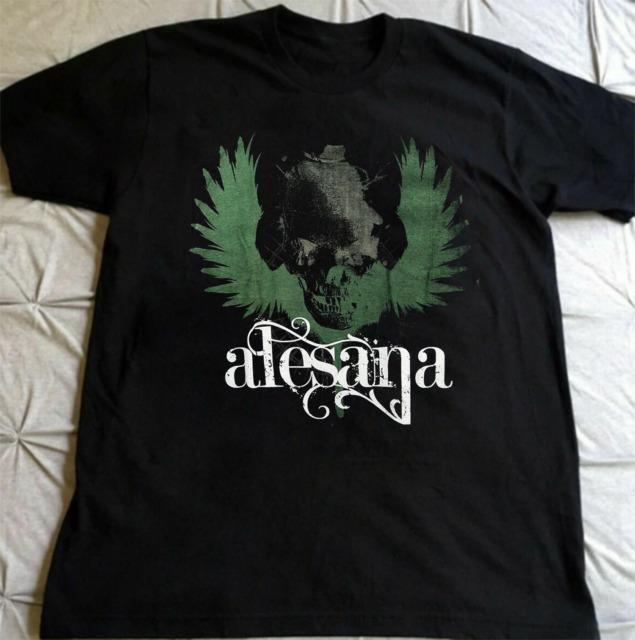 Футболка черная с логотипом группы Alesana, подарок для семьи, хлопок, все размеры, унисекс M
