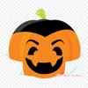 Calabazas Psd Pumpkin Iron on Heat Transfer Printing Vinyl Patches Sticker for Clothes DIY Appliques Washable Patches