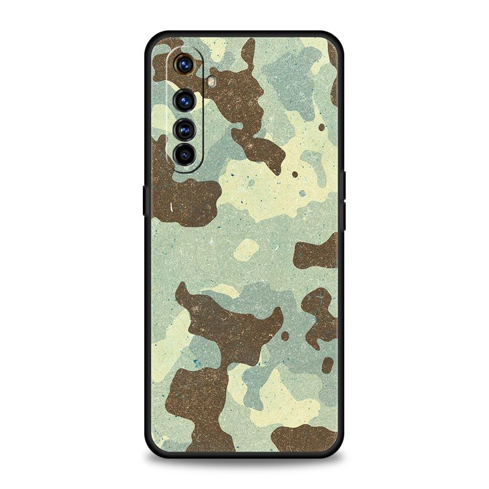 Colour Camouflage Camo For Realme GT Neo2 3 Phone Case For Realme 9 8 7 6 GT2 Pro Plus 5G 8i 9i C3 C21 C11 C25 C35 C21Y Cover