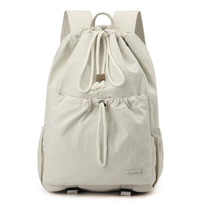 Rucsac de student cu șnur pentru doamne, același rucsac de badminton ca al bloggerilor, călătorie în aer liber