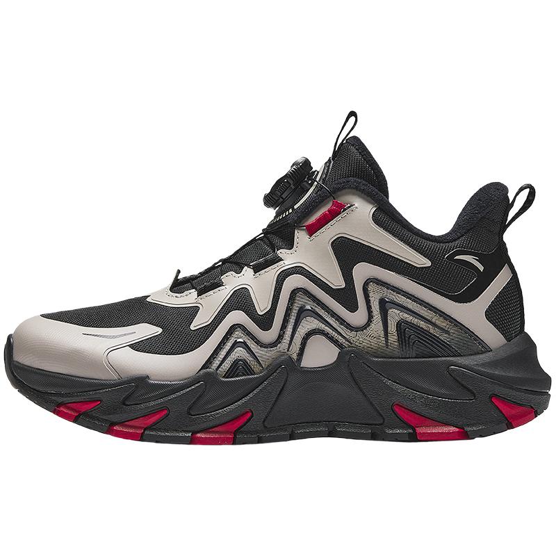 

Anta Kids Fabric Climbing Warm Trendy Comfortable Versatile Non-Slip Wear-Resistant Cotton Shoes Kids Shoes Black Iron-Gray 312446917-5 37