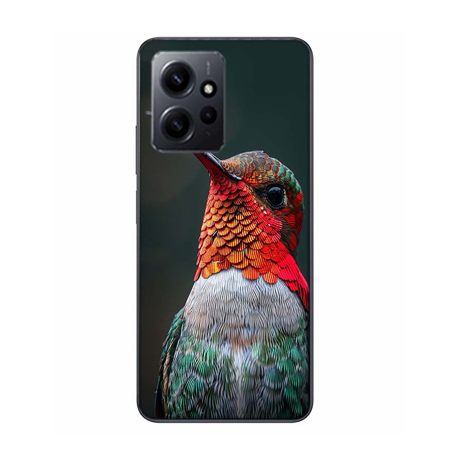 The Spirit of Hummingbirds Phone Case For Redmi 12 13C 12C 15C 9 10 10C Note 13 Pro Plus 14 15 Pro 9T 9C 9A TPU Soft Cover Clear