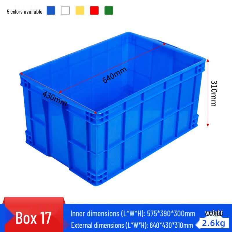 Rectangular Plastic Logistics Storage Box