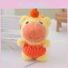 Plush Capybara Keychain With Soft Cotton Filling For Bag Decor And Collecting