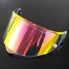 Visière de Casque de Moto Lentille PISTA GPRR CORSA Fumée Bleue Teintée Pare-brise Électroplaqué Avec Aileron Accessoires