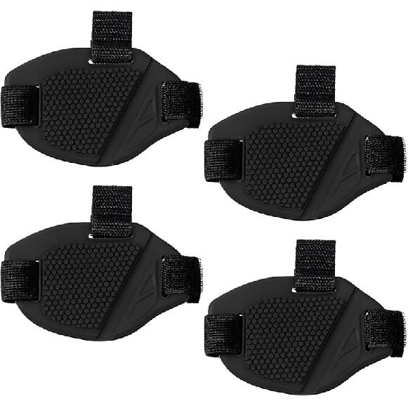 2PCS Motorcycle Shift Pad, Anti-Slip Rubber Protective Motorcycle Boot Cover, Adjustable Motorbike Shoe Boot Protector (2 PCS)
