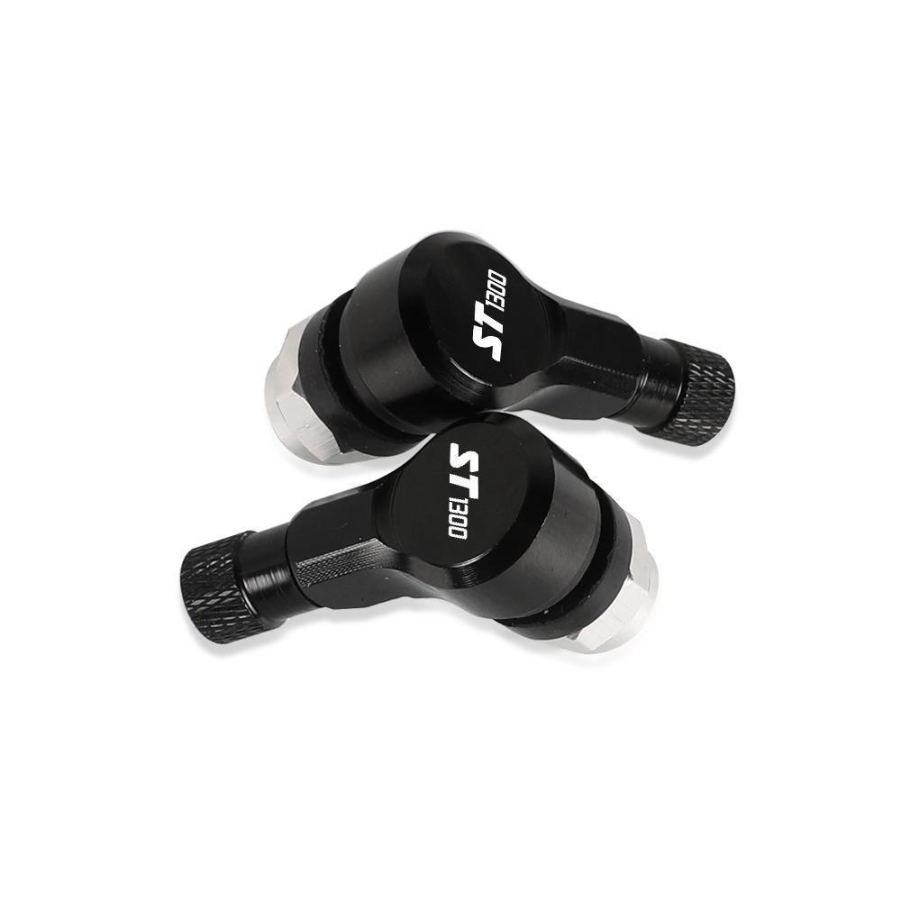 FOR Honda ST1300 ST 1300 2006 2007 2008 2009 2010 2011 2012 Motorcycle 90 Degree Cover Wheel Tire Valve Stem Airtight Covers