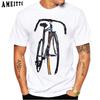 Very Cool Classic Frejus Track Bike Retro Fixed Gear Bicycle Print T Shirt Summer Men Short