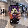 Halloween Haunted House Ghost Bat Phone Case For iPhone 16 15 14 Pro Max 13 12 11 Mini Wavy Edge Frame Cover