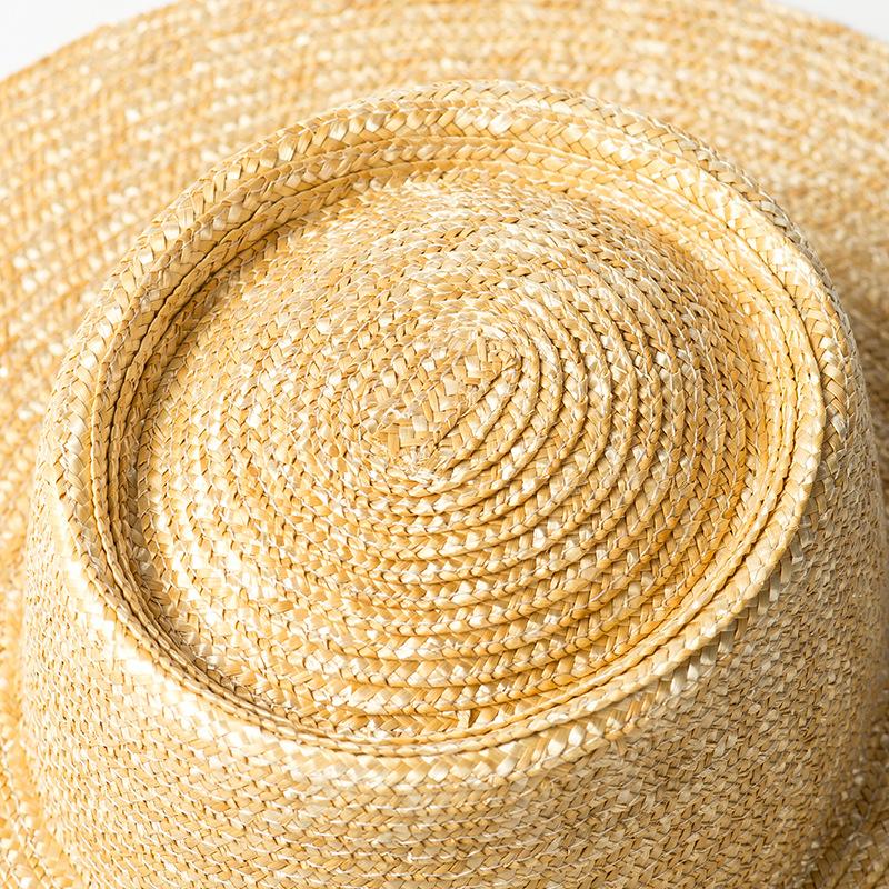 Summer New Simple Straw Woven Straw Hat Spring and Summer Women's Sun Protection Visor Travel Beach Fashion Big Eaves Hat