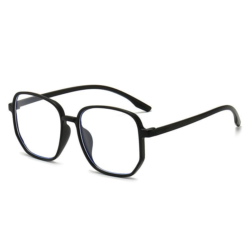 1 Pair of Fashionable Square Frame Transparent Lens Glasses Suitable for Daily Commuting and College Life