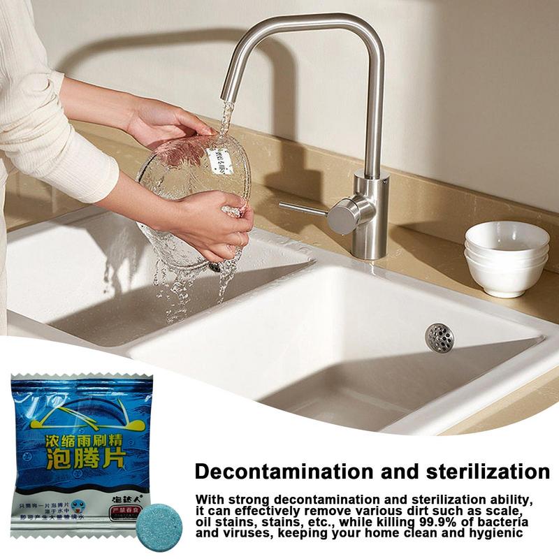 Tablete pentru Ștergător Parbriz Ștergător Auto Curățare Tablete Solide Concentrate Soluție Curățător Geamuri Lichid Pentru Băi