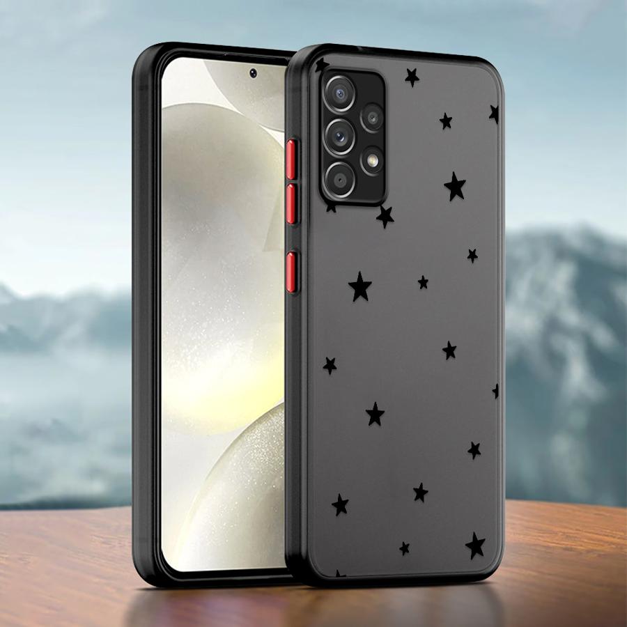 

Cute Simple Stars Case for Samsung Galaxy A53 A54 A34 A36 A16 A15 A14 A23 A35 A73 A33 A52S A72 A56 A55 A17 A52 Phone Cover Galaxy A73 5G