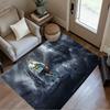 Goalkeeper Saves Ball. Area Rug Design for Playrooms Decorate room Kitchen Bedrooms Antislip Carpet Anime Office Decor Wedding Party Gift