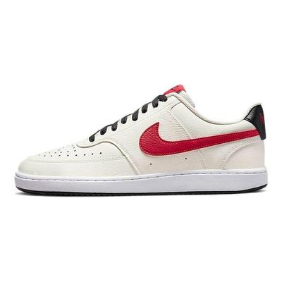 Court Vision Low Sail University Red Herren Sneaker Creme Schwarz Weiß DM1187-101