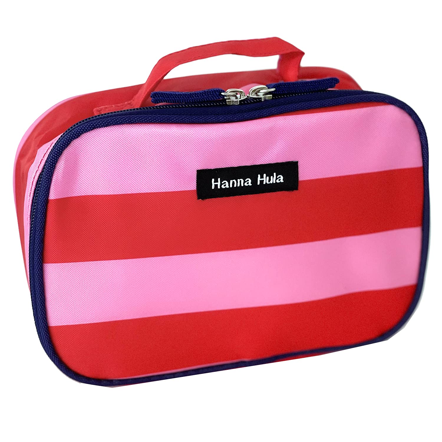 

Hanna Hula Pet Storage Pouch Multi Pouch with Red Border Red Pocket/Border