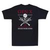 X Vor der Geburt aller Weicheier Schädel Fels Hand (Auf der Rückseite) T-Shirt