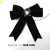 Classic Korean Butterfly Bow Tie With Lace Collared Accessory For Women