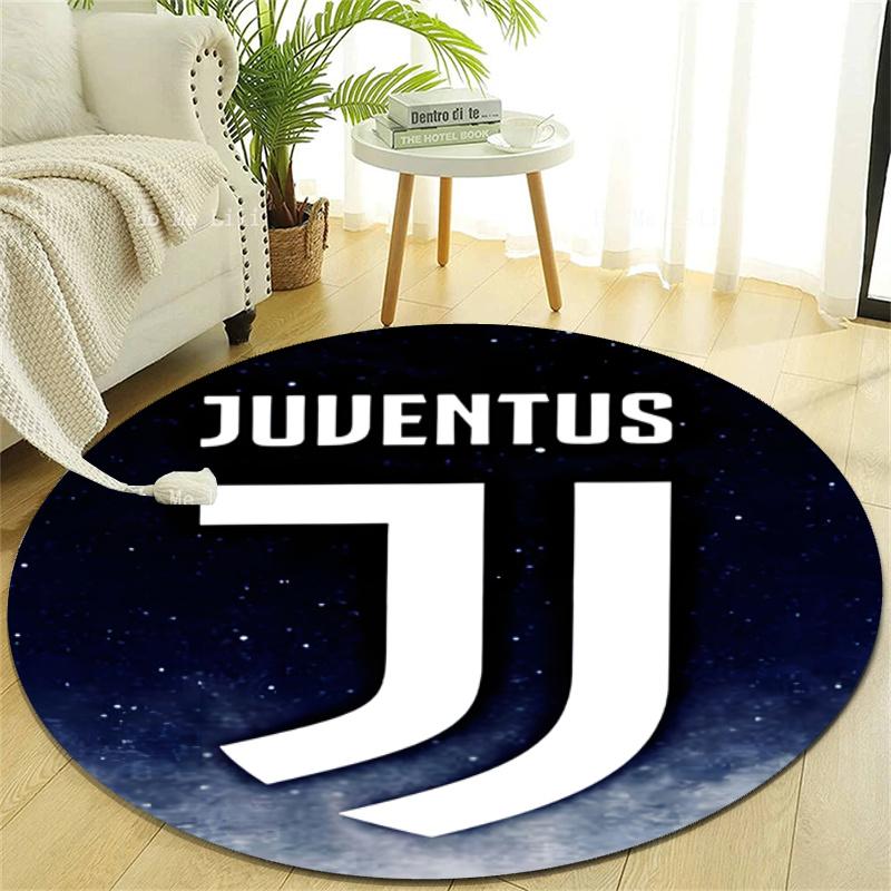 Personalized Juventus Round Chair Office Rug - Perfect for Mat, Office Chair & More - Ideal Gift for Birthdays and Holidays