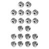 10 Stück Clipverschluss Perlen Antik Silber Armband Rutschfeste Positionierungsclip Schnallenperlen DIY Handgemacht J
