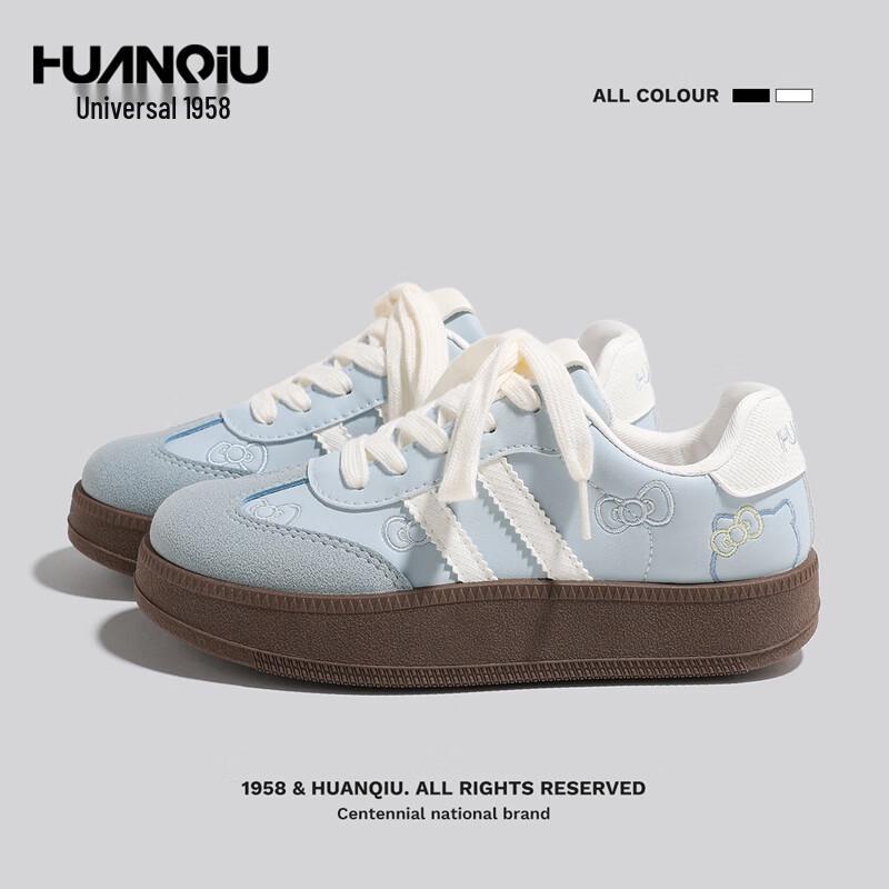 Universal Women s Dopamine Embroidered German Trainer Casual Sneakers 37