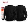 VANCL Men's Warm Fleece Long-Sleeve Base Layer T-Shirt