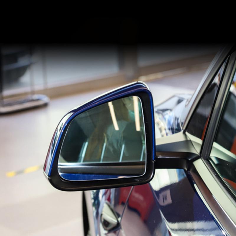 1 Pair Car Rearview Mirror Heating Reversing Lens Side Blue Glass Wide Angle View Anti Glare For Tesla Model For Tesla Model Y