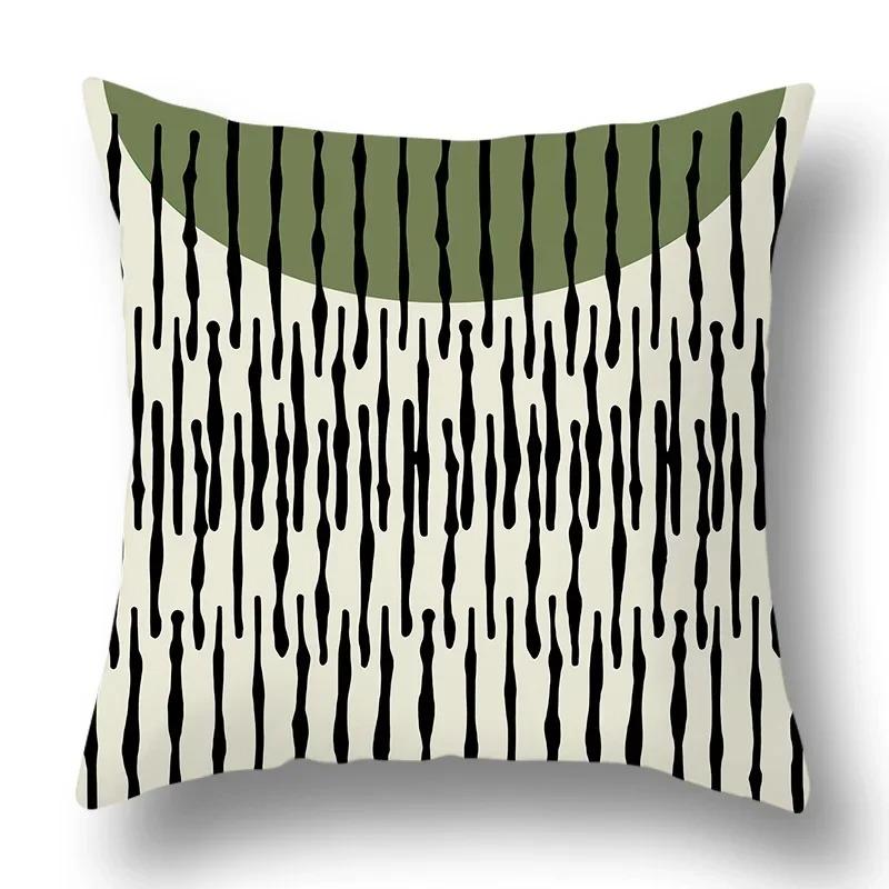 Green Plant Sofa Cushion Comfort Pillow Office Pillowcase Living Room Home Decorative Printed Pillowcase