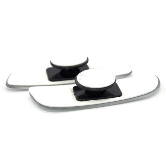 1 Pair Square Blind Spot Mirror 360 Degree ABS Glass Universal for Vehicles Car