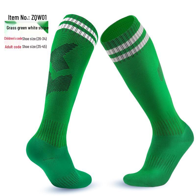 Thickened Non-Slip Long Tube Football Socks for Men & Women - Ideal for Training and Competition