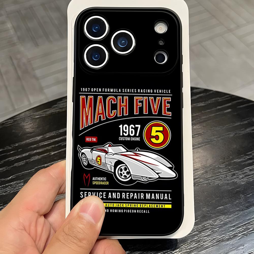 Чехол для телефона Speed Racer для iPhone 17 Pro Max 16 15 14 Pro Max 13 11 X Xs Xr 8 7Plus Силиконовый чехол iPhone 13 Pro Max