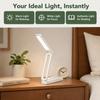 Foldable LED Desk Lamp Touch Control Desk Light Compact Reading Lamp  Office