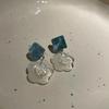 Silver Needle Dongdaemun Fresh Colorful Earrings - Simple, Versatile, Luxury Studs with a High-End Sense