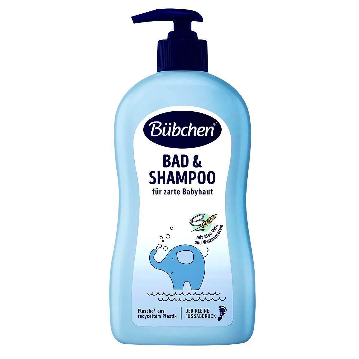 

Bübchen 2-in-1 Baby & Toddler Shampoo and Body Wash, Family Size