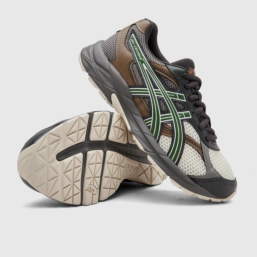 Asics Running Kids Contend Series Synthetic Leather Fashion Comfortable Soft Sole Versatile Lightweight Shock Absorption Running Shoes 1014A371-024