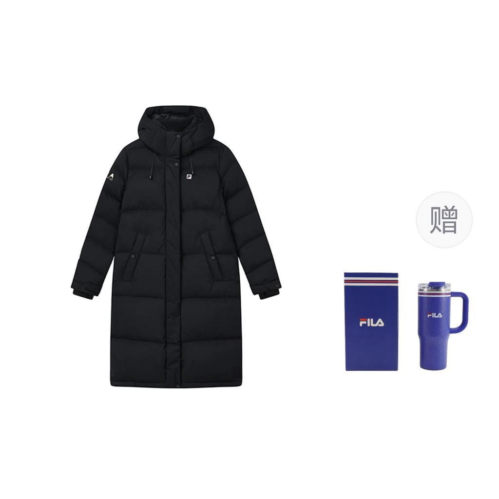FILA Down Jacket Women's Pitch Black (Unisex) Down Jackets A11W141916FBK