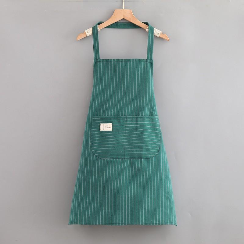 Fashion Home Cooking Kitchen Catering Breathable Apron Men's Long Sleeve Oil-proof Wear-resistant Work Women's Gown