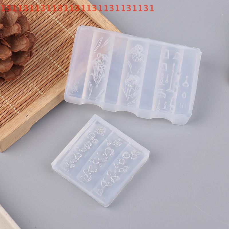 3D Stereoscopic Design Manicure Tool for Salon And Home Use Flower Shape Silicone Nail Mold for DIY Nail Art Stamping Decoration