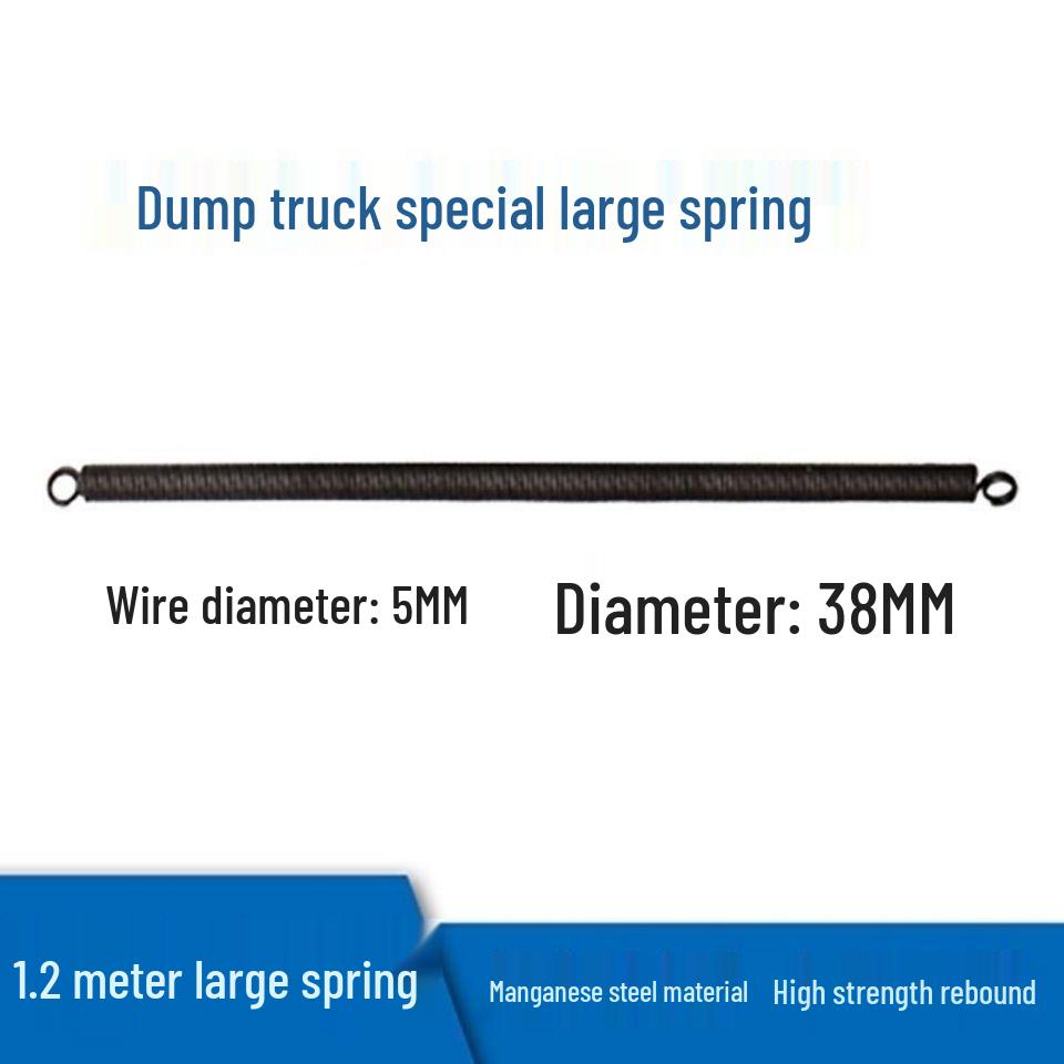 High-Strength Self-Unloading Tarpaulin Truck with Double-Loop Extension Spring Cover