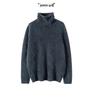 Women's High Neck 100% Cashmere Brushed Knit Sweater - Autumn/Winter Collection