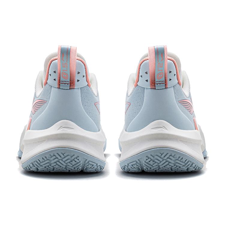 New LiNing Speed 1.5 Cushioned Wear Resistant Breathable Rebound Low Top Basketball Shoes Men's Blue Pink ABAT101-2
