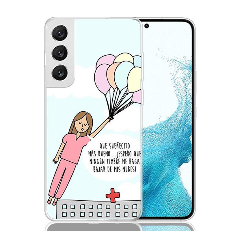 Medizin Pflegekraft Arzt Handyhülle Für Samsung Galaxy S25 S24 S23 S22 S21 FE S20 Ultra S10 Plus Kunst Personalisierte Coque Capa S24 S23